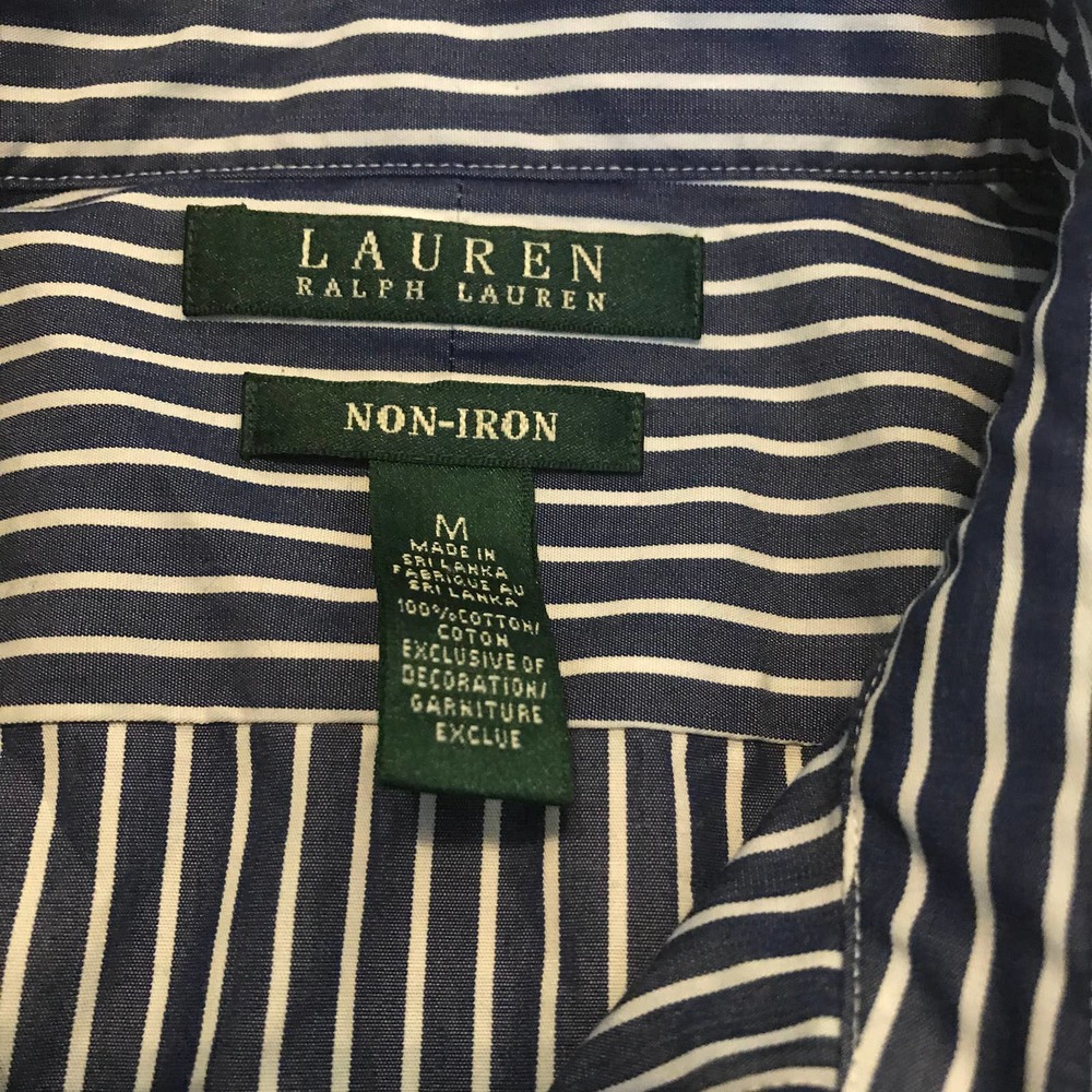 Lauren Ralph Lauren striped shirt medium - Picture 4 of 7
